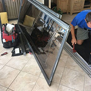 sliding glass door frame repair Laguna Beach